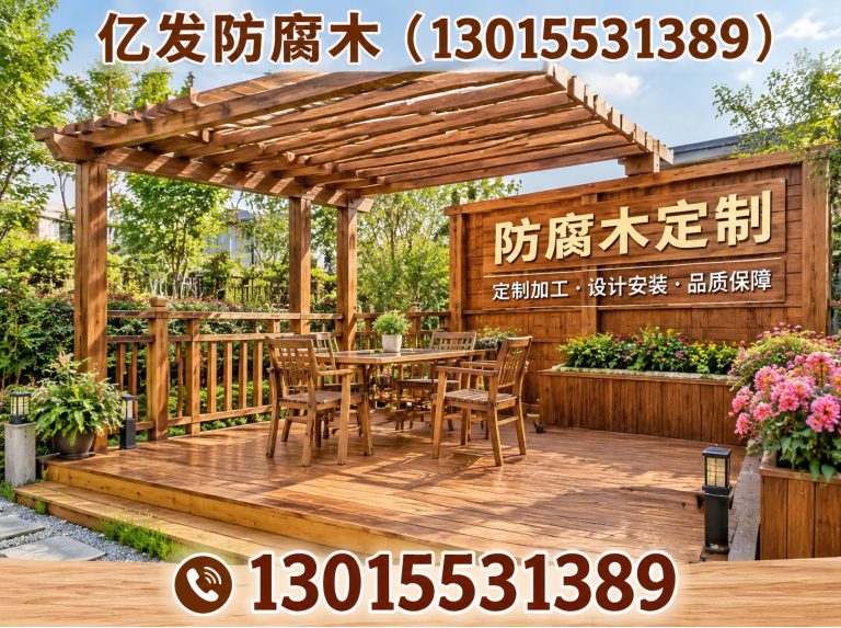 金水区防腐木凉亭展示图